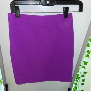 Purple Mini Skirt